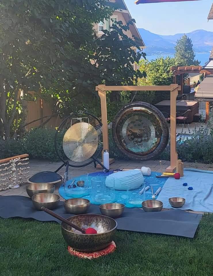 Outdoor Sound Healing Session in the Garden